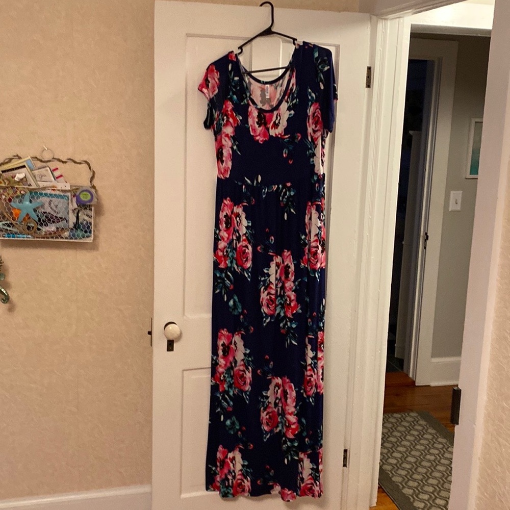 Floor Length Dress with Pockets
